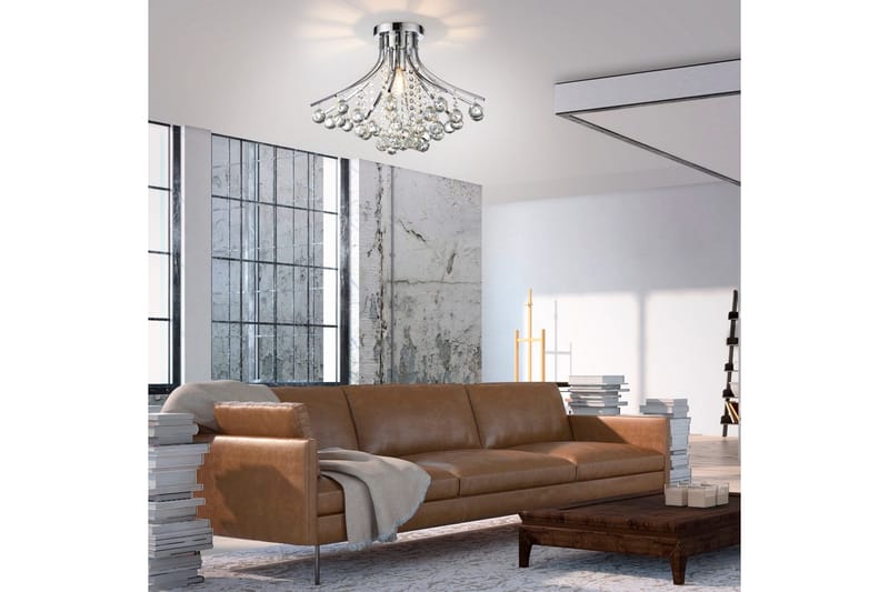 Kulunka Just Light Krona - Chrome - Belysning & el - Inomhusbelysning & lampor - Taklampa & takbelysning - Kristallkrona & takkrona