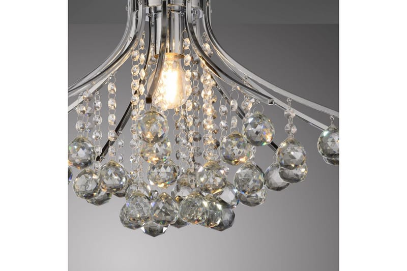 Kulunka Just Light Krona - Chrome - Belysning & el - Inomhusbelysning & lampor - Taklampa & takbelysning - Kristallkrona & takkrona