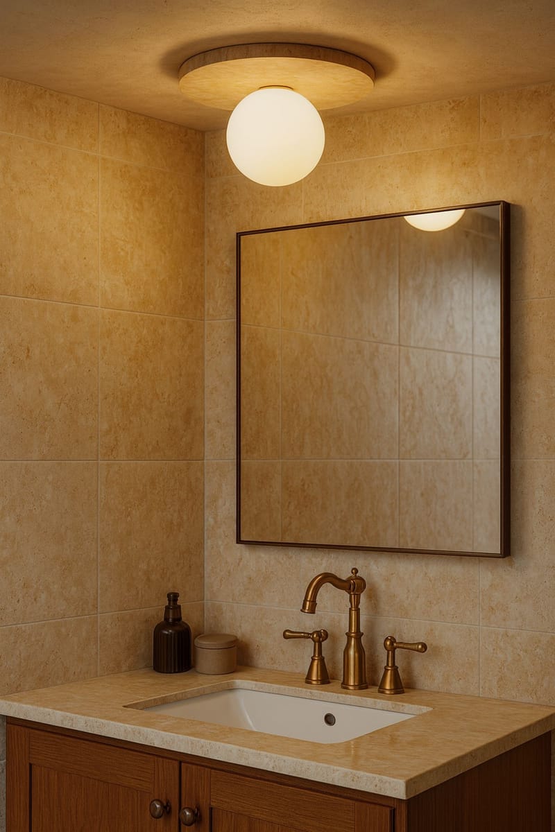 Kummer Taklampa - Beige Och Vit - Belysning & el - Inomhusbelysning & lampor - Taklampa & takbelysning - Kristallkrona & takkrona