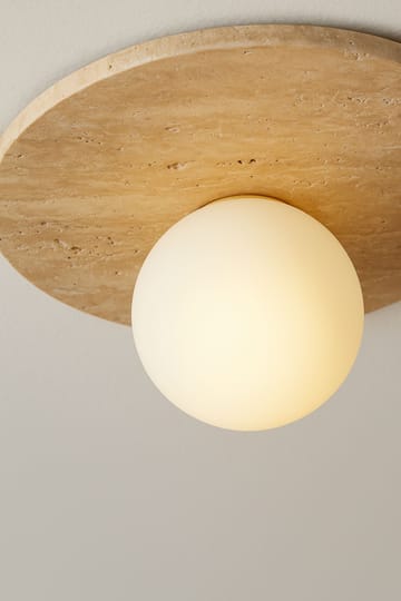 Kummer Taklampa - Beige Och Vit - Belysning & el - Inomhusbelysning & lampor - Taklampa & takbelysning - Kristallkrona & takkrona