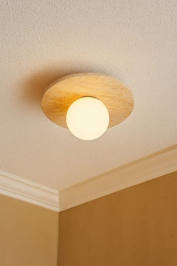 Kummer Taklampa - Beige Och Vit - Belysning & el - Inomhusbelysning & lampor - Taklampa & takbelysning - Kristallkrona & takkrona