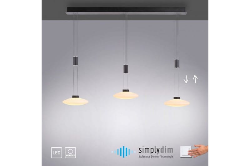 Lautada Paul Neuhaus Taklampa - Black - Belysning & el - Inomhusbelysning & lampor - Taklampa & takbelysning - Pendellampor & hänglampor