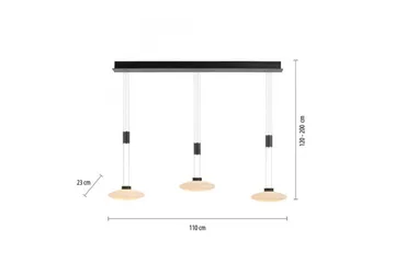 Lautada Paul Neuhaus Taklampa - Black - Belysning & el - Inomhusbelysning & lampor - Taklampa & takbelysning - Pendellampor & hänglampor