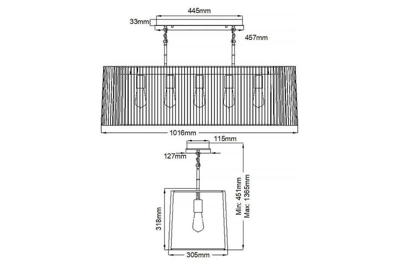 Linara Kichler Krona - Black||Brass - Belysning & el - Inomhusbelysning & lampor - Taklampa & takbelysning - Pendellampor & hänglampor