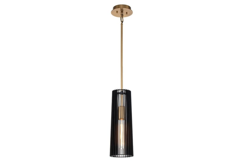 Linara Kichler Taklampa, Black||Brass
