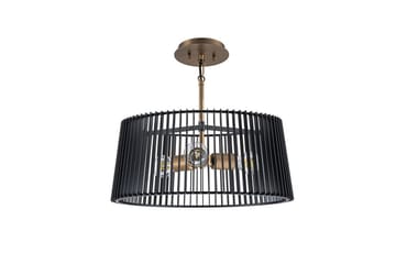 Linara Kichler Taklampa - Black||Brass - Belysning & el - Inomhusbelysning & lampor - Taklampa & takbelysning - Pendellampor & hänglampor
