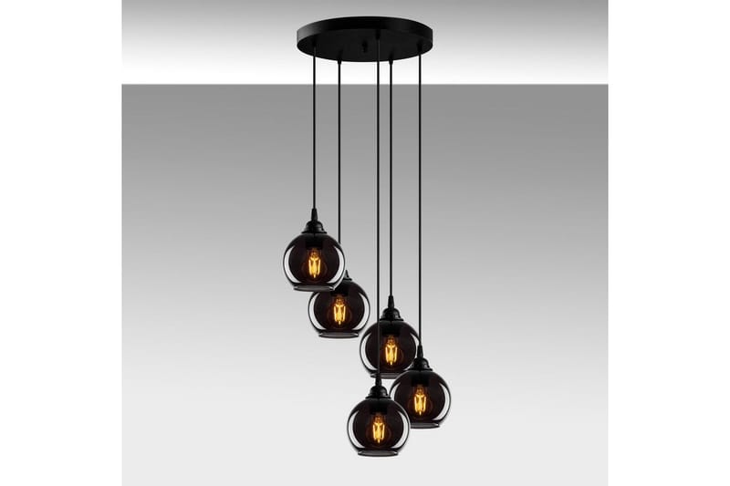 Ljuskrona Balra Rök - Mörkgrå - Belysning & el - Inomhusbelysning & lampor - Taklampa & takbelysning - Pendellampor & hänglampor