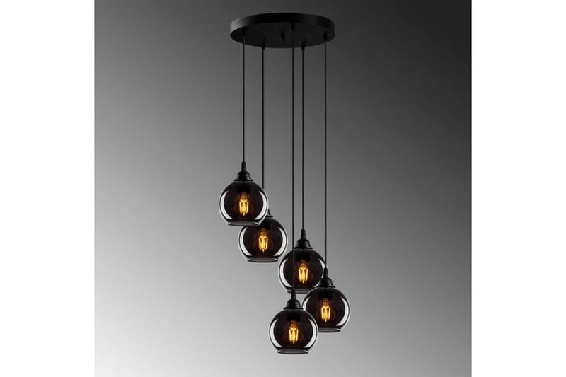 Ljuskrona Balra Rök - Mörkgrå - Belysning & el - Inomhusbelysning & lampor - Taklampa & takbelysning - Pendellampor & hänglampor