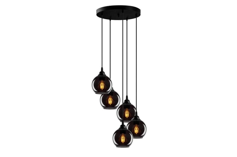 Ljuskrona Balra Rök - Mörkgrå - Belysning & el - Inomhusbelysning & lampor - Taklampa & takbelysning - Pendellampor & hänglampor