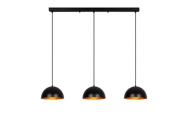 Ljuskrona Brena Svart Tre Uttag - 140 x 30 x 111 cm - Belysning & el - Inomhusbelysning & lampor - Taklampa & takbelysning - Pendellampor & hänglampor