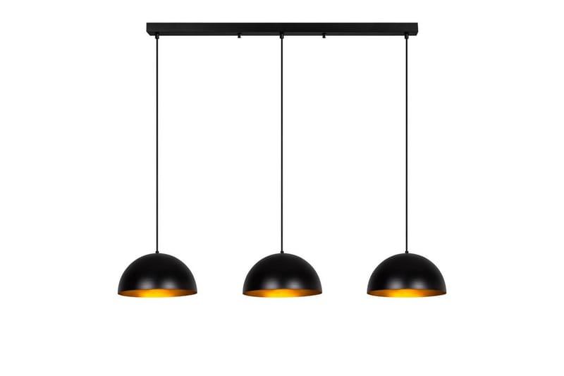 Ljuskrona Brena Svart Tre Uttag - 145 x 40 x 116 cm - Belysning & el - Inomhusbelysning & lampor - Taklampa & takbelysning - Pendellampor & hänglampor