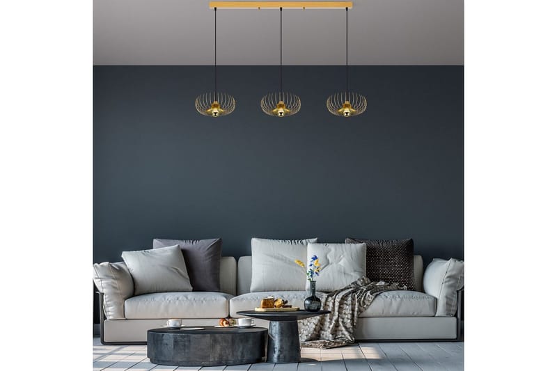 Ljuskrona Dorinburg Rany - Guld - Belysning & el - Inomhusbelysning & lampor - Taklampa & takbelysning - Pendellampor & hänglampor