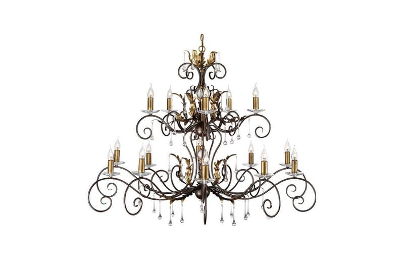 Ljuskrona Elstead Lighting Amarilli 1250x1250x990 mm - 1250x1250x990 mm - Belysning & el - Inomhusbelysning & lampor - Taklampa & takbelysning - Kristallkrona & takkrona