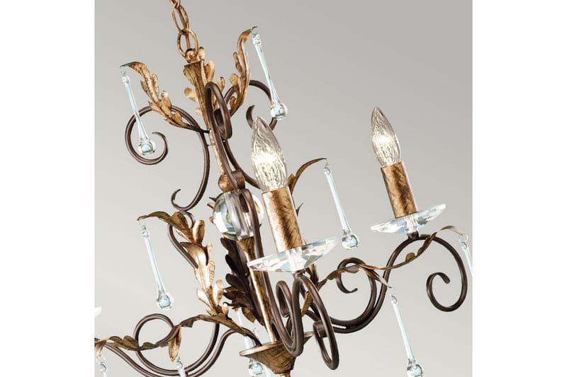 Ljuskrona Elstead Lighting Amarilli 650x610x650 mm - 650x610x650 mm - Belysning & el - Inomhusbelysning & lampor - Taklampa & takbelysning - Kristallkrona & takkrona