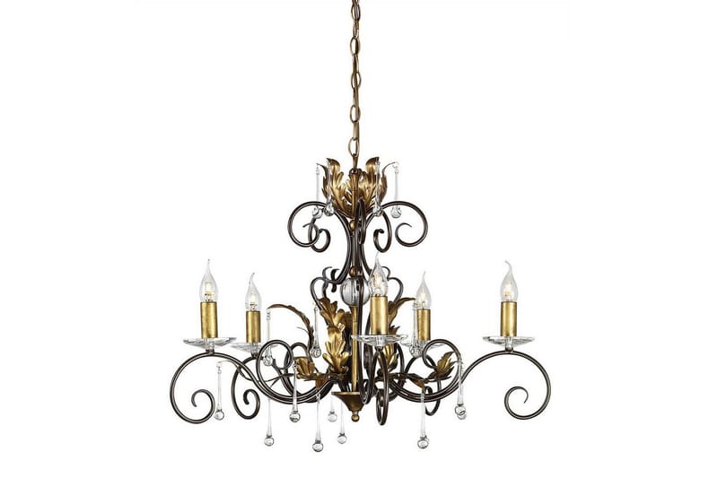 Ljuskrona Elstead Lighting Amarilli 730x590x730 mm - 730x590x730 mm - Belysning & el - Inomhusbelysning & lampor - Taklampa & takbelysning - Kristallkrona & takkrona
