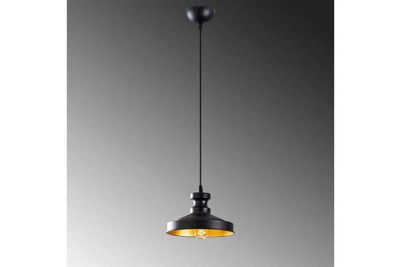 Ljuskrona Giada Svart Triangel En Fattning - Svart - Belysning & el - Inomhusbelysning & lampor - Taklampa & takbelysning - Pendellampor & hänglampor