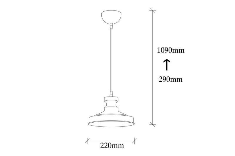 Ljuskrona Giada Svart Triangel En Fattning - Svart - Belysning & el - Inomhusbelysning & lampor - Taklampa & takbelysning - Pendellampor & hänglampor