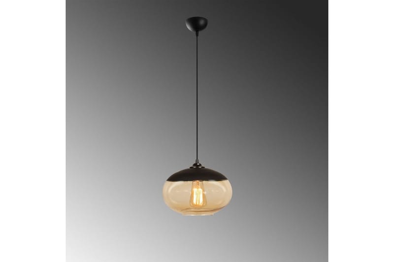 Ljuskrona Jeba Enkelt Svart / Honung - Svart - Belysning & el - Inomhusbelysning & lampor - Taklampa & takbelysning - Pendellampor & hänglampor