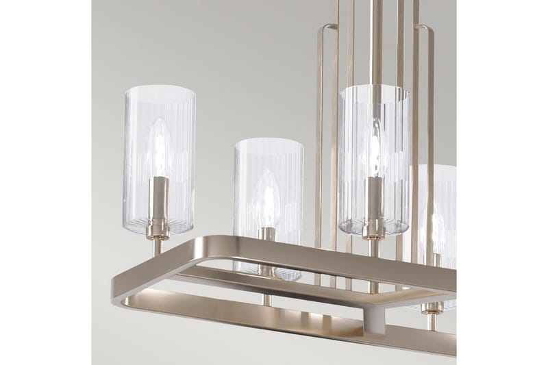 Ljuskrona Kichler Kimrose 1137x449x325 mm, Polerad Nickel - 1137x449x325 mm, Polerad Nickel - Belysning & el - Inomhusbelysning & lampor - Taklampa & takbelysning - Kristallkrona & takkrona