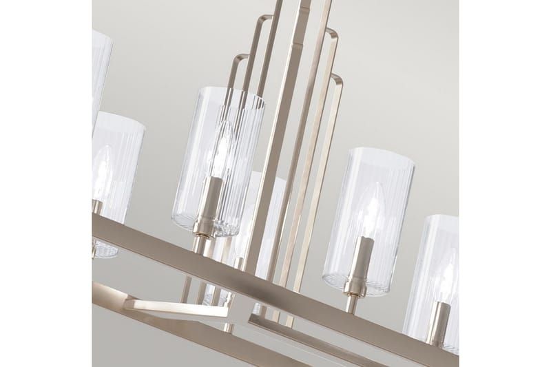 Ljuskrona Kichler Kimrose 1137x449x325 mm, Polerad Nickel - 1137x449x325 mm, Polerad Nickel - Belysning & el - Inomhusbelysning & lampor - Taklampa & takbelysning - Kristallkrona & takkrona