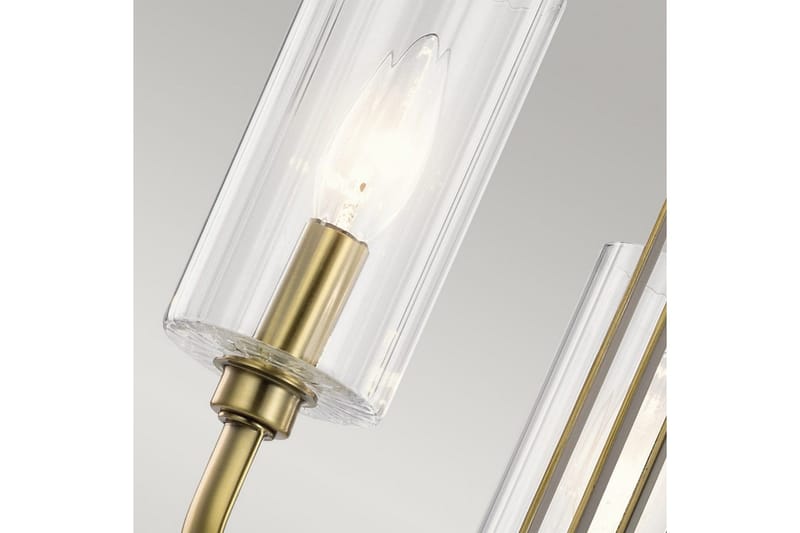 Ljuskrona Kichler Kimrose 374x459 mm, Borstad naturlig mässing - 374x459 mm, Borstad naturlig mässing - Belysning & el - Inomhusbelysning & lampor - Taklampa & takbelysning - Kristallkrona & takkrona