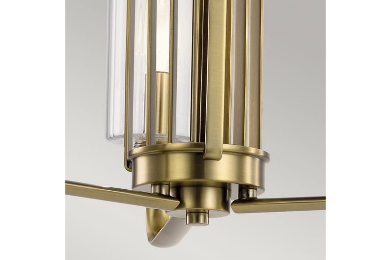 Ljuskrona Kichler Kimrose 374x459 mm, Borstad naturlig mässing - 374x459 mm, Borstad naturlig mässing - Belysning & el - Inomhusbelysning & lampor - Taklampa & takbelysning - Kristallkrona & takkrona