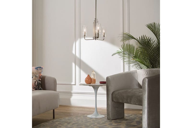 Ljuskrona Kichler Kimrose 374x459 mm, Polerad Nickel - 374x459 mm, Polerad Nickel - Belysning & el - Inomhusbelysning & lampor - Taklampa & takbelysning - Kristallkrona & takkrona