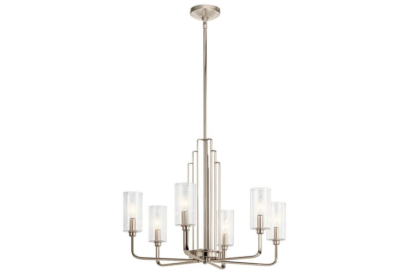 Ljuskrona Kichler Kimrose 526x686 mm, Polerad Nickel - 526x686 mm, Polerad Nickel - Belysning & el - Inomhusbelysning & lampor - Taklampa & takbelysning - Kristallkrona & takkrona
