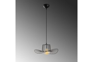 Ljuskrona Majrulato Black - Diameter: 38 cm - Belysning & el - Inomhusbelysning & lampor - Taklampa & takbelysning - Pendellampor & hänglampor