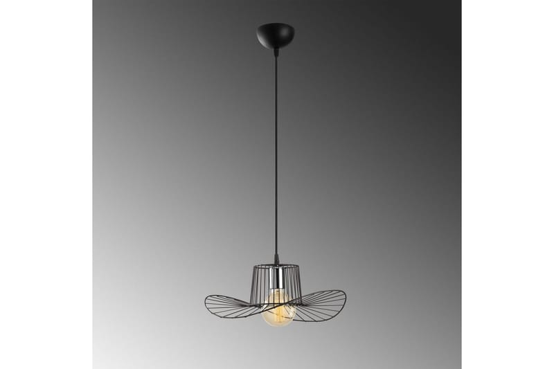 Ljuskrona Majrulato Black - Diameter: 38 cm - Belysning & el - Inomhusbelysning & lampor - Taklampa & takbelysning - Pendellampor & hänglampor