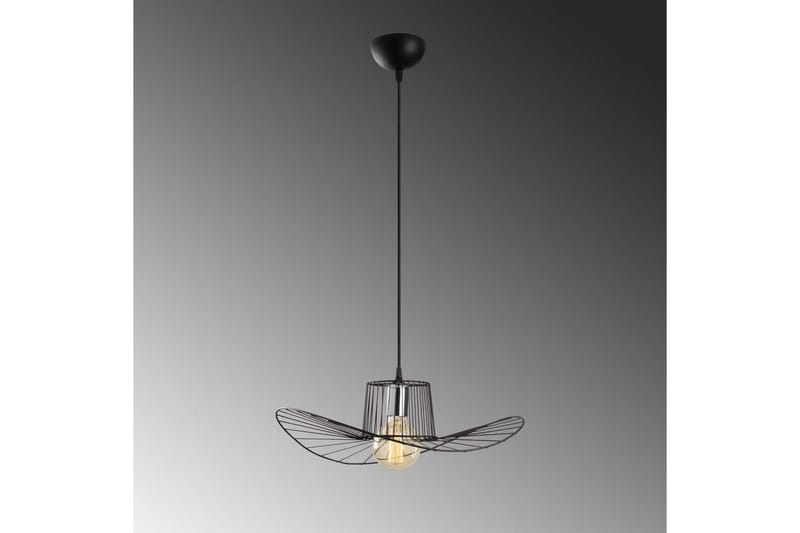 Ljuskrona Majrulato Black - Diameter: 49 cm - Belysning & el - Inomhusbelysning & lampor - Taklampa & takbelysning - Pendellampor & hänglampor