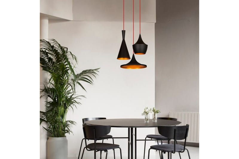 Ljuskrona Mangol Set Svart / Rany - Guld/Svart - Belysning & el - Inomhusbelysning & lampor - Taklampa & takbelysning - Pendellampor & hänglampor