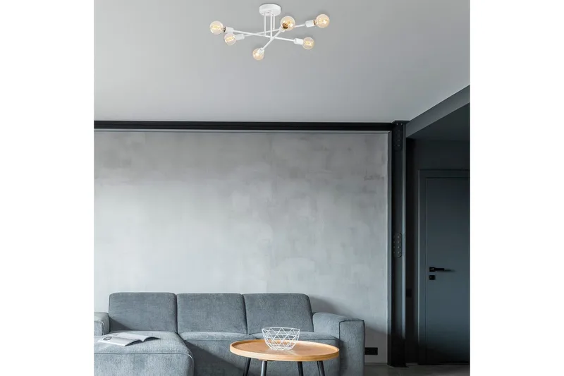 Ljuskrona Masasada Koppar - Vit - Belysning & el - Inomhusbelysning & lampor - Taklampa & takbelysning - Plafond