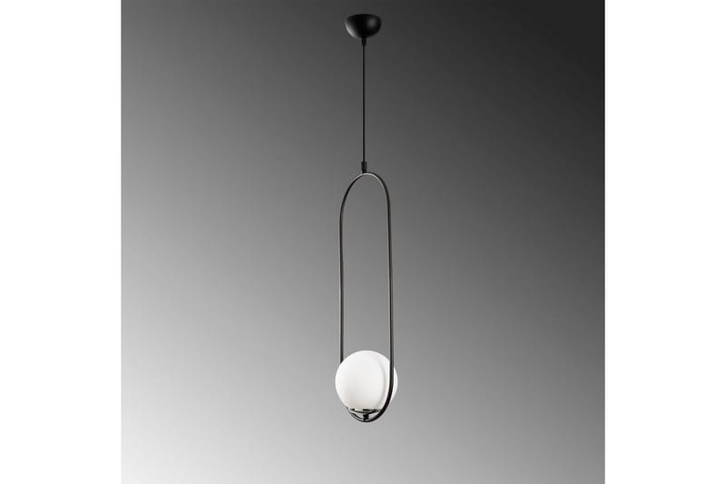 Ljuskrona Ranpalt Svart / Vit - Svart/Vit - Belysning & el - Inomhusbelysning & lampor - Taklampa & takbelysning - Pendellampor & hänglampor