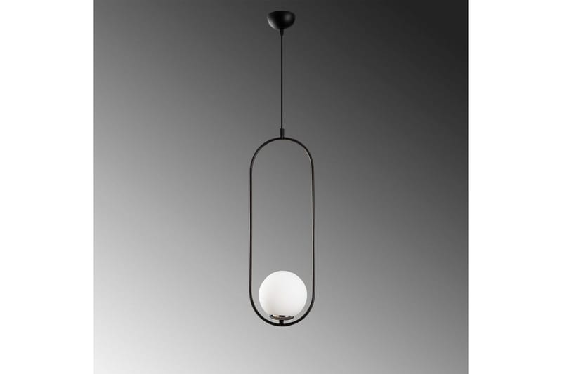 Ljuskrona Ranpalt Svart / Vit - Svart/Vit - Belysning & el - Inomhusbelysning & lampor - Taklampa & takbelysning - Pendellampor & hänglampor