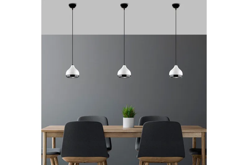 Ljuskrona Sood Enkel Vit / Argentu - Vit / Argentu - Belysning & el - Inomhusbelysning & lampor - Taklampa & takbelysning - Pendellampor & hänglampor