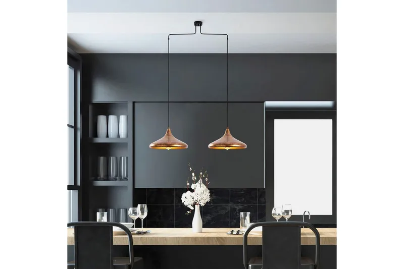 Ljuskrona Subesh Två Stycken Antik - Antik - Belysning & el - Inomhusbelysning & lampor - Taklampa & takbelysning - Pendellampor & hänglampor