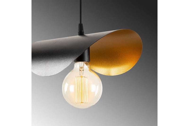 Ljuskrona Sugana Kurvig Svart / Rany - Svart / Rany - Belysning & el - Inomhusbelysning & lampor - Taklampa & takbelysning - Pendellampor & hänglampor
