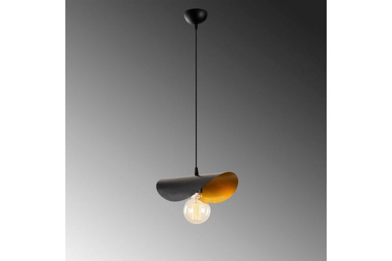 Ljuskrona Sugana Kurvig Svart / Rany - Svart / Rany - Belysning & el - Inomhusbelysning & lampor - Taklampa & takbelysning - Pendellampor & hänglampor