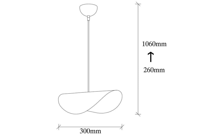 Ljuskrona Sugana Kurvig Vit / Rany - Vit / Rany - Belysning & el - Inomhusbelysning & lampor - Taklampa & takbelysning - Pendellampor & hänglampor