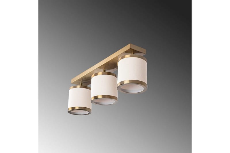 Ljuskrona Talra Three Vintage - Guld - Belysning & el - Inomhusbelysning & lampor - Taklampa & takbelysning - Plafond