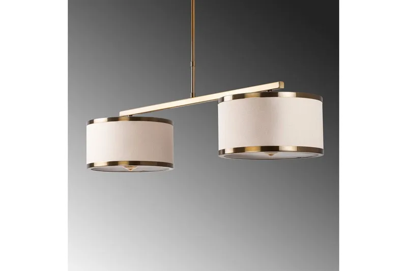 Ljuskrona Talra Two Vintage - Guld - Belysning & el - Inomhusbelysning & lampor - Taklampa & takbelysning - Pendellampor & hänglampor
