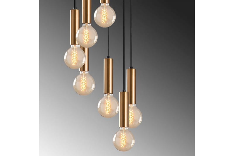 Ljuskrona Tembra Seven Vintage - Guld - Belysning & el - Inomhusbelysning & lampor - Taklampa & takbelysning - Pendellampor & hänglampor