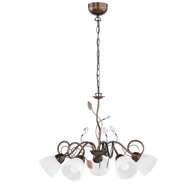 Ljuskrona Traditio - 5 lampor - Belysning & el - Inomhusbelysning & lampor - Taklampa & takbelysning - Kristallkrona & takkrona