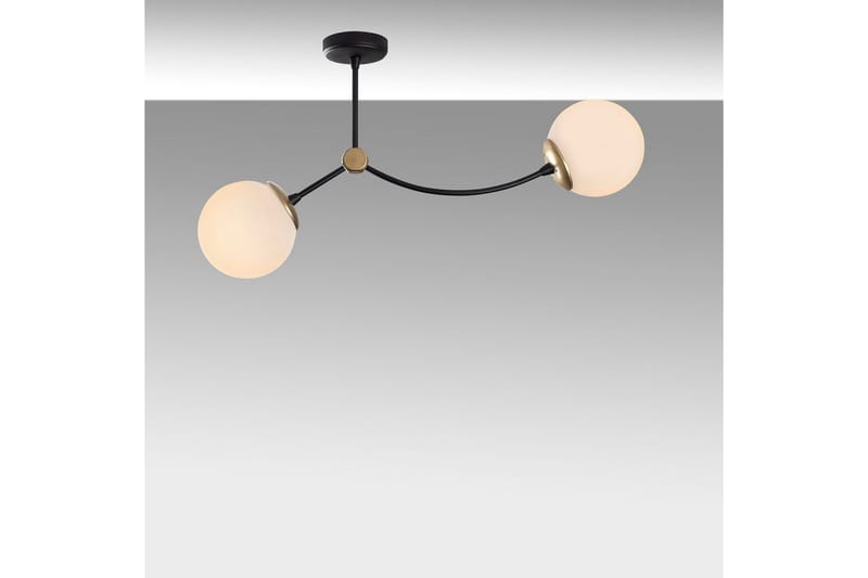 Ljuskrona Yenda Vit / Svart - Svart/Vit - Belysning & el - Inomhusbelysning & lampor - Taklampa & takbelysning - Pendellampor & hänglampor