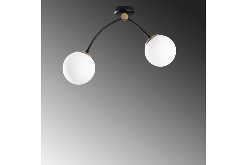 Ljuskrona Yenda Vit / Svart - Svart/Vit - Belysning & el - Inomhusbelysning & lampor - Taklampa & takbelysning - Pendellampor & hänglampor