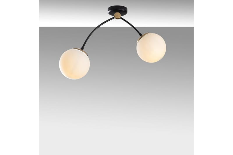 Ljuskrona Yenda Vit / Svart - Svart/Vit - Belysning & el - Inomhusbelysning & lampor - Taklampa & takbelysning - Pendellampor & hänglampor