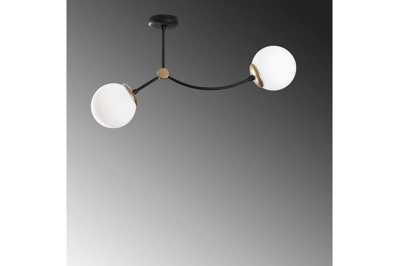 Ljuskrona Yenda Vit / Svart - Svart/Vit - Belysning & el - Inomhusbelysning & lampor - Taklampa & takbelysning - Pendellampor & hänglampor