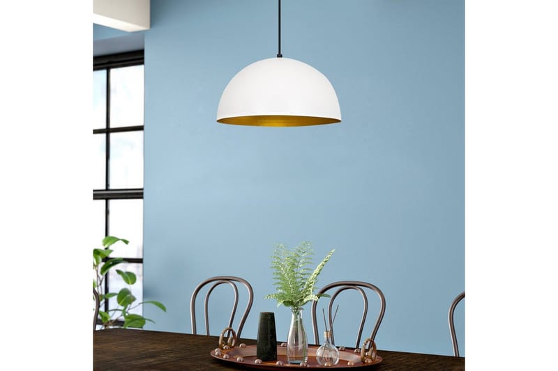 Ljuskrona Zephyra Vit / Rany - Diameter: 40 cm - Belysning & el - Inomhusbelysning & lampor - Taklampa & takbelysning - Pendellampor & hänglampor