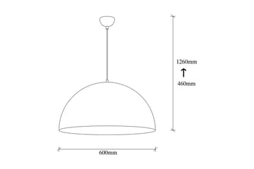 Ljuskrona Zephyra Vit / Rany - Diameter: 60 cm - Belysning & el - Inomhusbelysning & lampor - Taklampa & takbelysning - Pendellampor & hänglampor